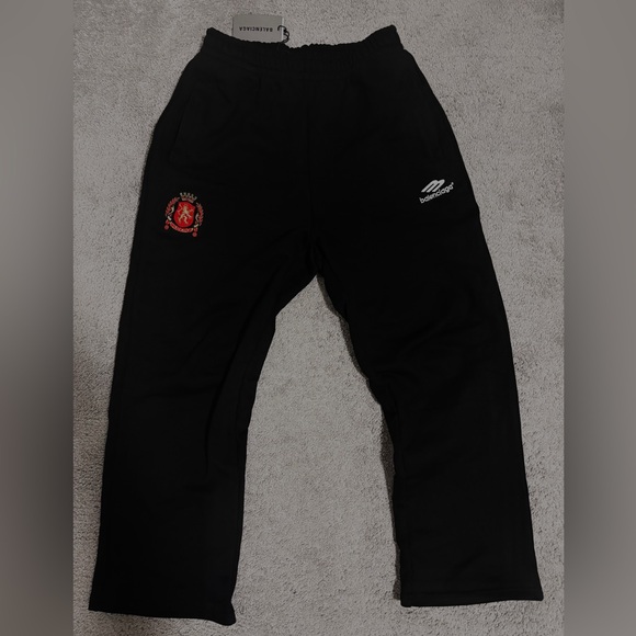 Balenciaga Men’s Black Soccer Sweatpants